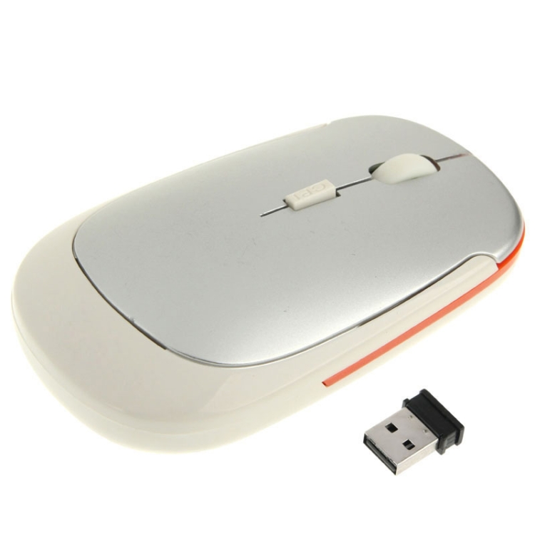 

2.4GHz Wireless Ultra-thin Mouse(Silver)