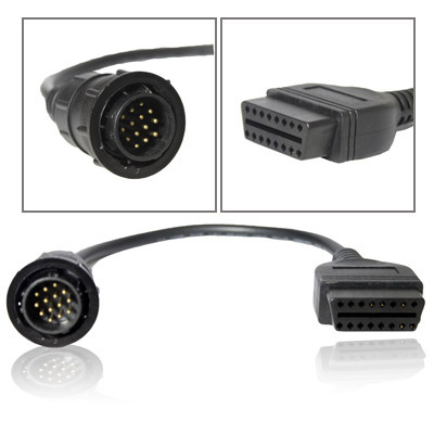 

For Benz OBDII Sprinter 14 Pin to 16 Pin Diagnostic Plug Adapter(Black)
