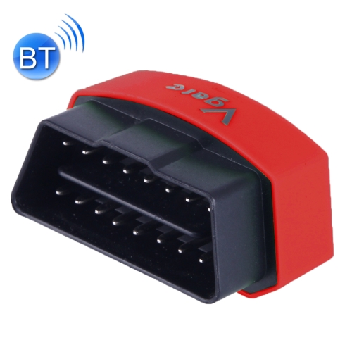 

Vgate iCar3 Super Mini OBDII Bluetooth V3.0 Car Scanner Tool, Support Android OS, Support All OBDII Protocols(Red)