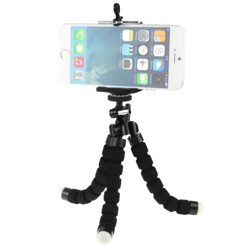 

[US Warehouse] Flexible Octopus Bubble Tripod Holder Stand Mount for Mobile Phone / Digital Camera(Black)