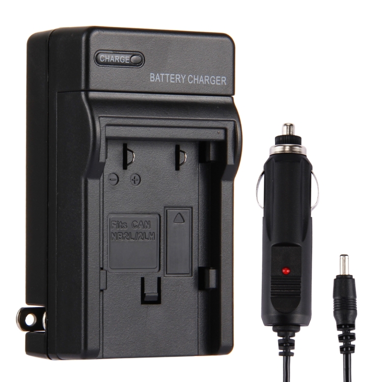 

2 in 1 Digital Camera Battery Charger for CANON NB2L/ 2LH/ 2LH12/ 14(Black)