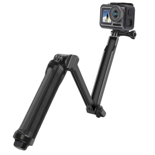 

3-Way Monopod + Tripod + Grip Super Portable Magic Mount Selfie Stick for GoPro HERO11 Black/HERO9 Black / HERO8 Black / HERO7 /6 /5 /5 Session /4 Session /4 /3+ /3 /2 /1, Insta360 ONE R, DJI Osmo Action and Other Action Camera, Length of Extension: 20-62