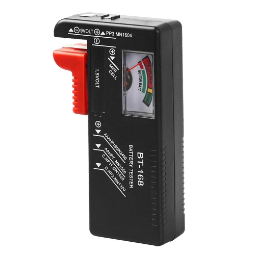 Digital LCD  AAA AA PP3 6F22 Alkaline 9V Battery Tester 