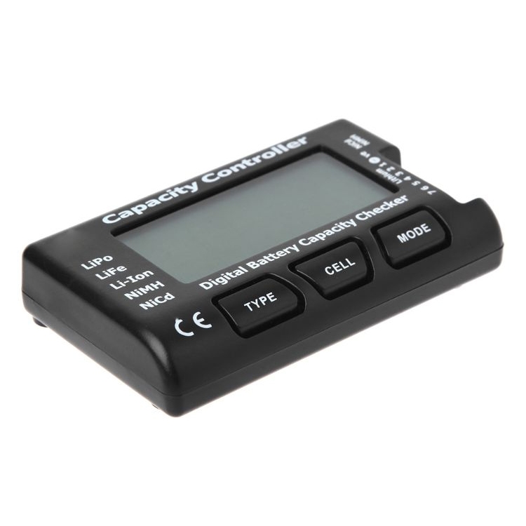

RC CellMeter-7 Digital Battery Capacity Checker LiPo LiFe Li-ion NiMH Nicd(Black)