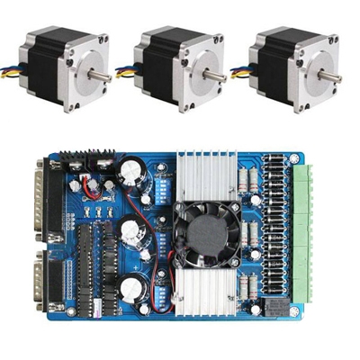 ชุด CNC 3 แกน NEMA 23 Stepper Motor 76MM * 3 + TB6560 Driver Controller