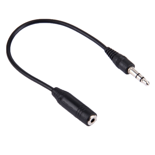 

3.5 Male to 2.5 Female Converter Cable, Length: 17cm(Black)