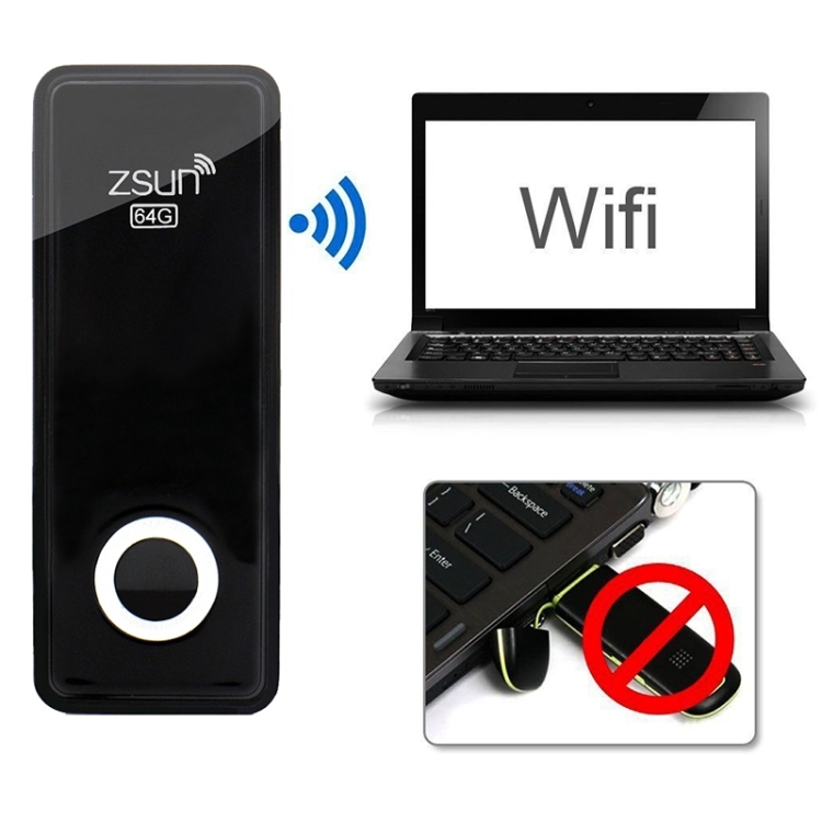 Wireless U Disk Wireless USB Flash Drive 64GB for iPhone / iPad ...
