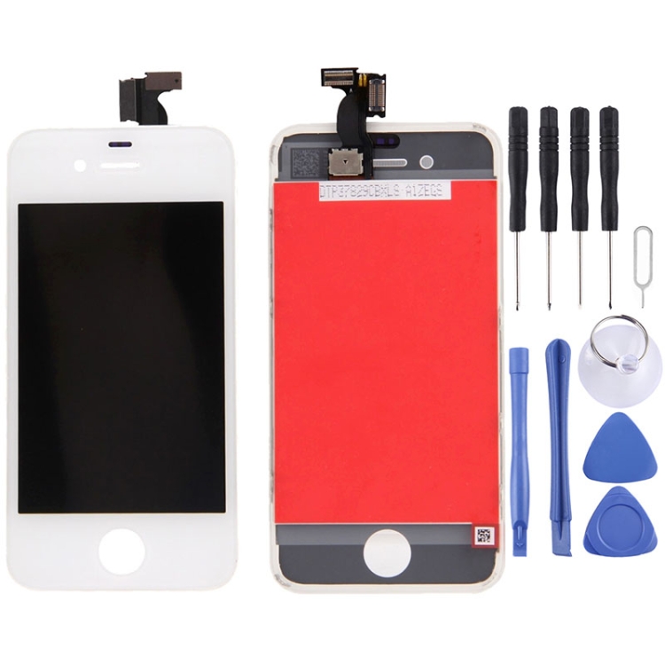 Digitizer Assembly (LCD Frame Touch Pad) for iPhone 4(White) - Main Image