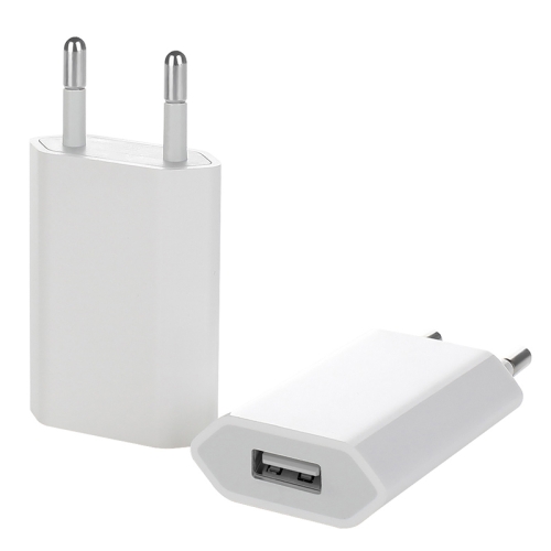 

High Quality 5V / 1A EU Plug USB Charger Adapter For iPhone, Galaxy, Huawei, Xiaomi, LG, HTC and Other Smart Phones, Rechargeable Devices(White)