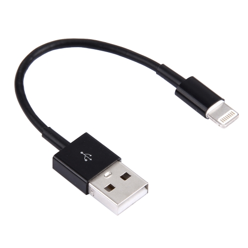 8 Pin to USB Sync Data / Charging Cable, Cable Length: 13cm(Black) кабель baseus display fast charging data cable type c to lightning 20w 2m black