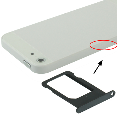 Original Sim Card Tray Holder For Iphone 5 Black