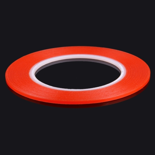 3mm Width Double Sided Adhesive Sticker Tape for iPhone / Samsung / HTC Mobile Phone Touch Panel Repair,  Length: 25m (Red) 2mm double sided adhesive sticker tape for iphone samsung htc mobile phone touch panel repair length 50m white