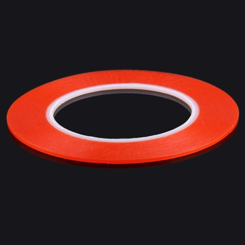 2mm Width Double Sided Adhesive Sticker Tape for iPhone / Samsung / HTC Mobile Phone Touch Panel Repair,  Length: 25m (Red) 72 tabs blue ultra hold tape lace front tape double sided tape for toupee wig adhesive 4 weeks lasting