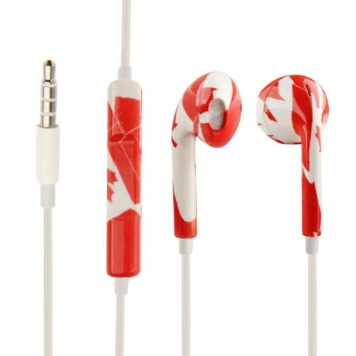 

EarPods Wire-controlled Earphone For iPhone / iPad / iPod, Random Color & Pattern Delivery