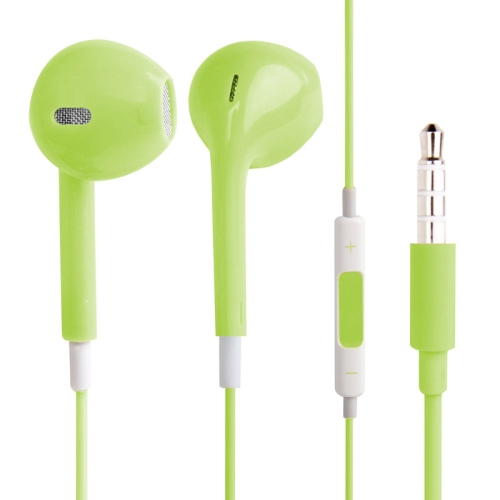 

Wired EarPods 3.5mm in-Ear Earphones with Mic & Volume Control for Phones, MP3, Laptop, Computers(Green)