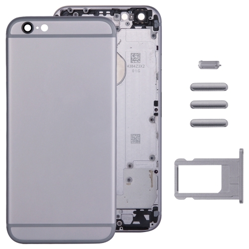 

5 in 1 for iPhone 6 (Back Cover + Card Tray + Volume Control Key + Power Button + Mute Switch Vibrator Key) Full Assembly Housing Cover(Grey)