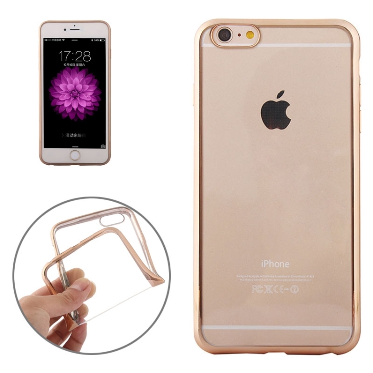 

Electroplating TPU Case for iPhone 6 & 6s(Gold)
