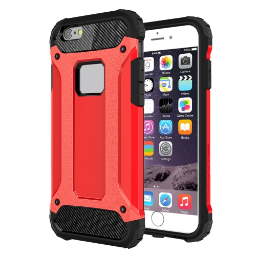 

For iPhone 6 Plus & 6s Plus Tough Armor TPU + PC Combination Case(Red)