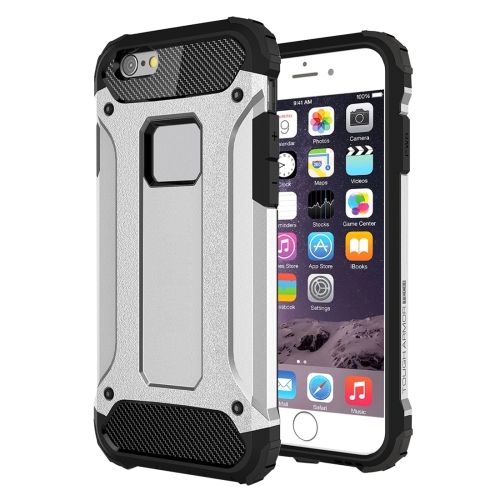 

For iPhone 6 Plus & 6s Plus Tough Armor TPU + PC Combination Case(Silver)