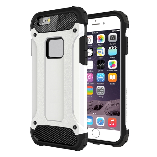 

For iPhone 6 Plus & 6s Plus Tough Armor TPU + PC Combination Case(White)