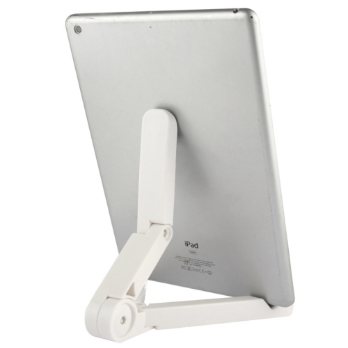 

Piega Portatile Stand, Fold up Stand, For iPad, Galaxy, Huawei, Xiaomi, LG and Other 7 inch to 10 inch Tablet(White)