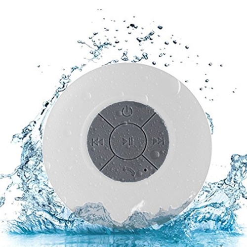 

BTS-06 Mini Waterproof IPX4 Bluetooth V2.1 Speaker, Support Handfree Function(White)