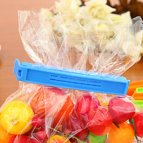 6pcs Sealing Clips for Fresh Food Bread Snack Bags Spring Clamp