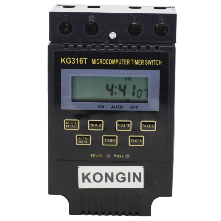 KG316T AC 220V LCD Digital Display Timer Control Switch