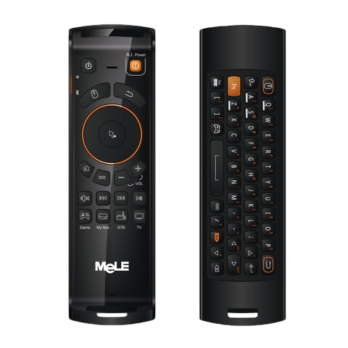 

Mele F10 Deluxe 2.4GHz Fly Air Mouse Wireless QWERTY Keyboard Remote Control with IR Learning Function for Android TV Box / Notebook / PC MAC