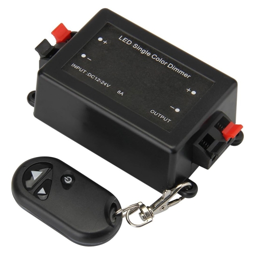 

RF Wireless Controller / LED Single Color Dimmer, DC 12V(Black)