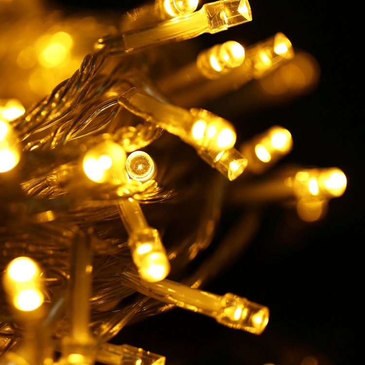 

Waterproof String Light, Length: 10m, 100 LED Light with Controller, Flashing / Fading / Chasing Effect, AC 220V, EU Plug(Orange Light)