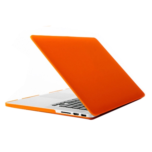 

Laptop Frosted Hard Plastic Protection Case for Macbook Pro Retina 13.3 inch(Orange)