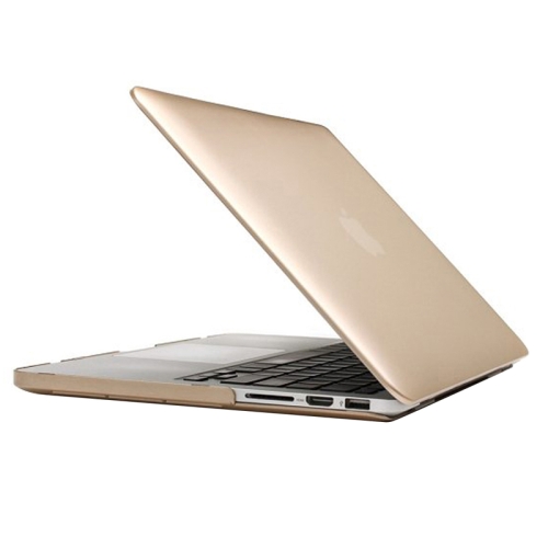 

Frosted Hard Protective Case for Macbook Pro Retina 15.4 inch A1398 (Gold)
