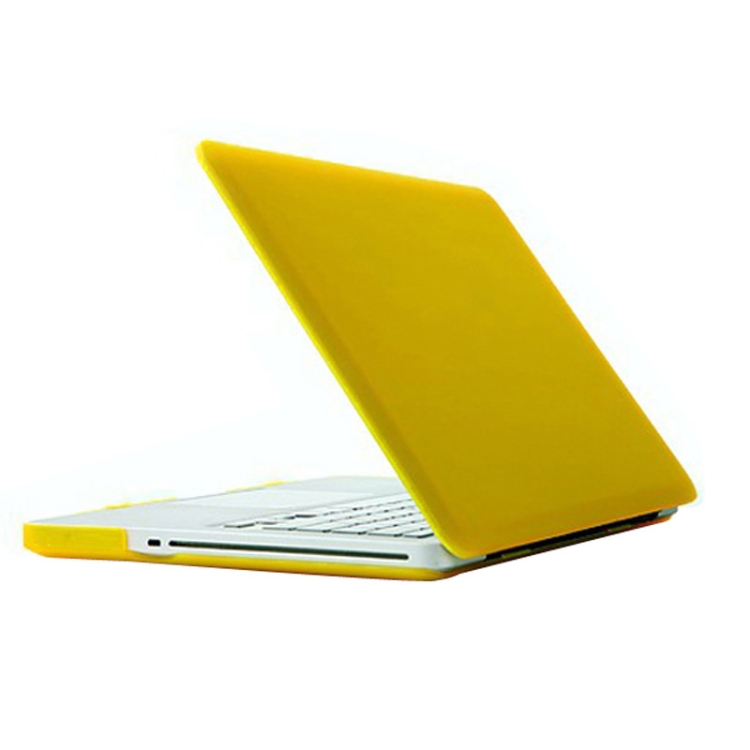 Frosted Hard Protective Case for Macbook Pro inch (A1286)(Yellow)