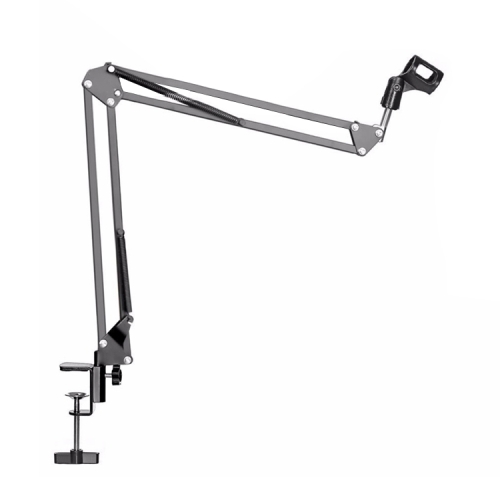 

NB-35 Adjustable Table Mount Recording Microphone Suspension Arm Stand Clip Holder, For Studio Recording, Live Broadcast, Live Show, KTV, etc.(Black)