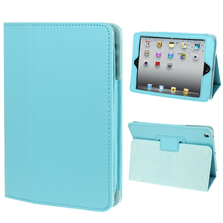 

2-fold Litchi Texture Flip Leather Case with Holder Function for iPad mini 1 / 2 / 3
