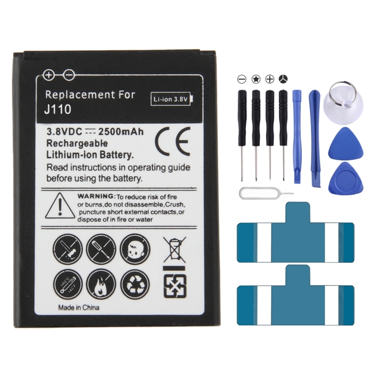 For Galaxy J1 Ace J110 2500mAh Rechargeable Li-ion Battery