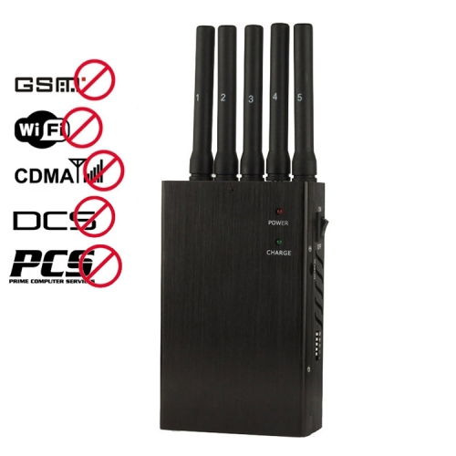 

JAX-121A-5 Portable 3G / 4G / CDMA / GSM / DCS / PCS / WIFI / GPS Mobile Phone Signal Protector, Coverage: 20m(Black)
