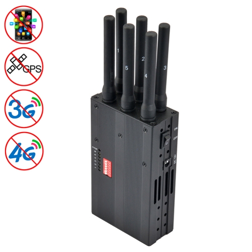 

GSM / CDMA / DCS / PCS / 3G / 4G / GPS Mobile Phone Signal Breaker / Jammer / Isolator, Coverage: 20meters (JAX-121A-6B)