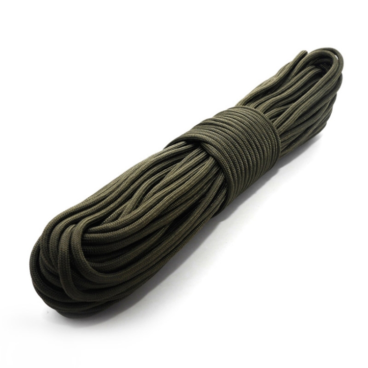 

100m 7 Core Durable Army Paratroopers Rope Rescue Survival Tent Rope(Army Green)