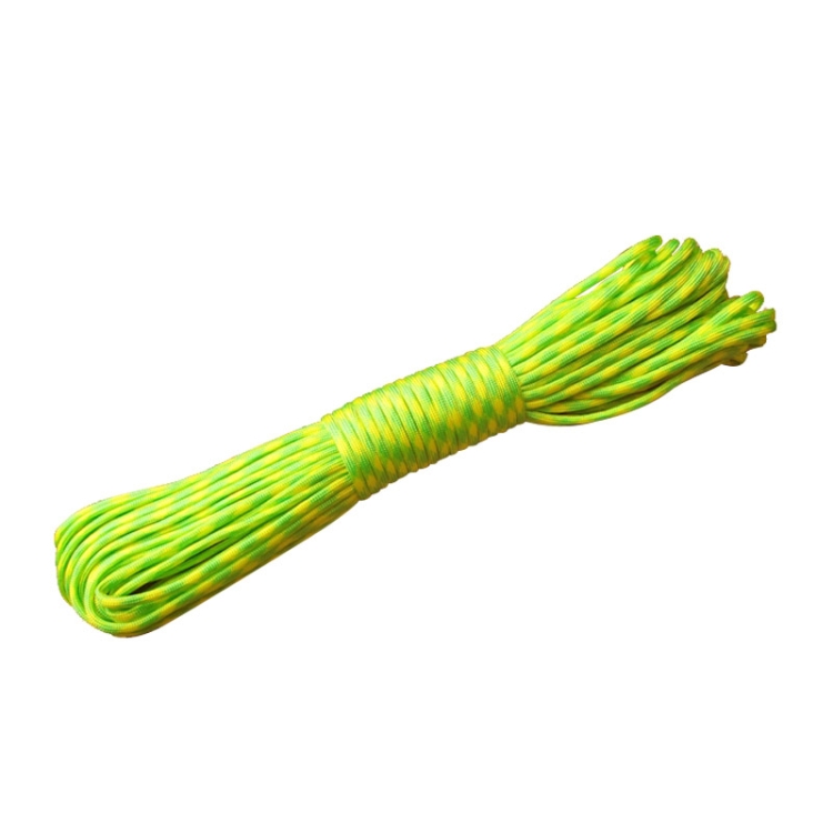 

100m 7 Core Durable Army Paratroopers Rope Rescue Survival Tent Rope(Yellow)