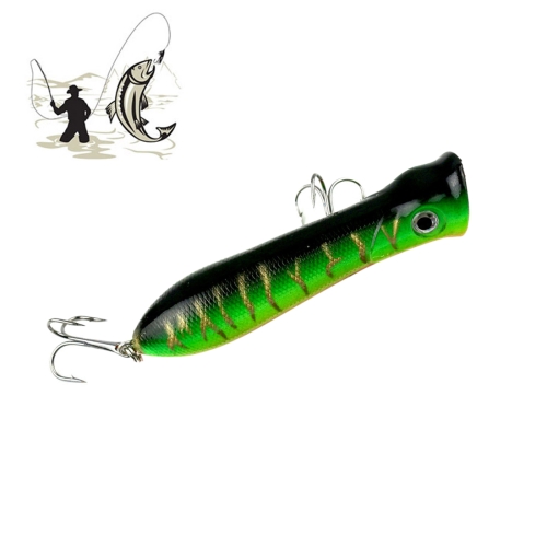 

8cm Shrimp Mouth Type Water Surface Popper Lure Hit Water Waves Climb Fishing Bait, Random Color Delivery