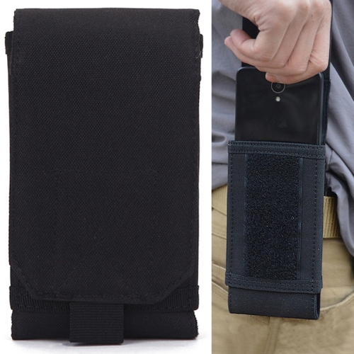 

Stylish Outdoor Water Resistant Fabric Cell Phone Case, Size: approx. 17cm x 8.3cm x 3.5cm(Black)