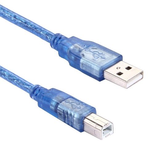 

Normal USB 2.0 AM to BM Cable, with 2 Core, Length: 1.8m(Blue)