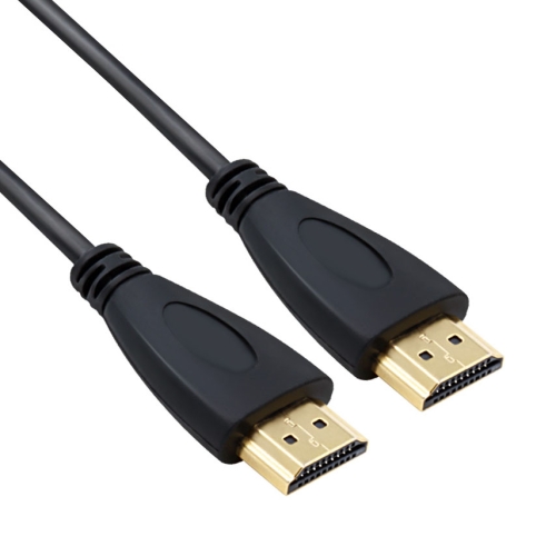 1.8m HDMI to HDMI 19Pin Cable, 1.4 Version, Support 3D, Ethernet, HD TV / Xbox 360 / PS3 etc (Gold Plated)(Black)