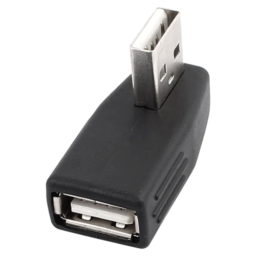 

USB 2.0 AM to AF Adapter with 90 Degree Angle, Support OTG Function