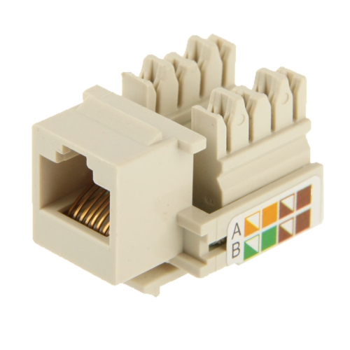 

Networking RJ45 Cat5E Jack Module Connector Adapter (Good Quality)