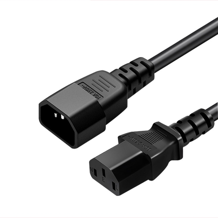 

1.8m AC 3 Prong PC Power Extension Cord/Cable