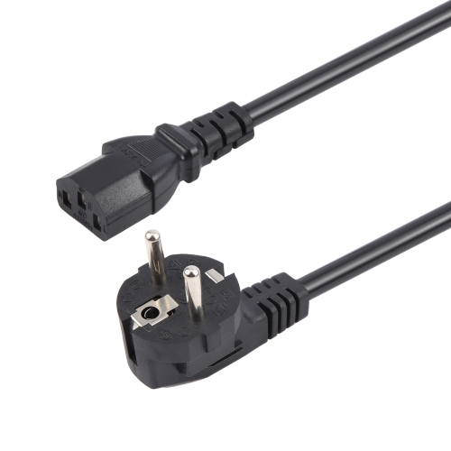 

High Quality 3 Prong Style EU Notebook AC Power Cord, Length: 1.8m