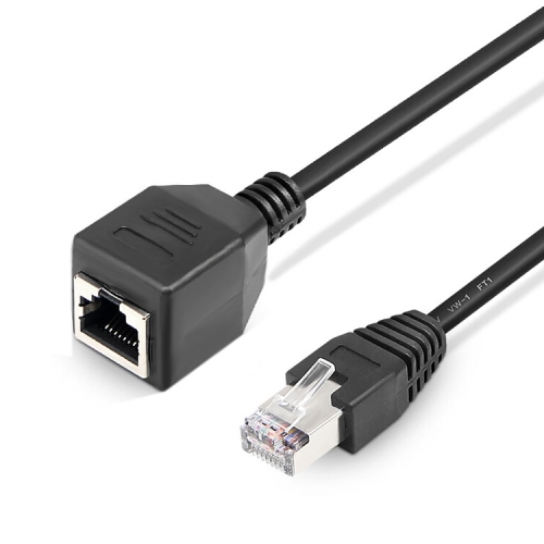 It is a Perfect Choice for You 30cm RJ45 Male Bent Down to RJ45 Female LAN Extension Cable 